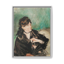 Portrait of Berthe Morisot with a Fan (1874) by Édouard Manet. - NOMADEN ART GALLERY