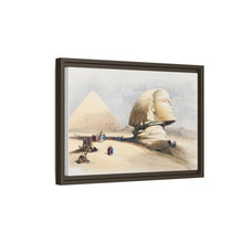 The Great Sphinx Pyramids of Gezeeh illustration bby David Roberts (1796–1864)