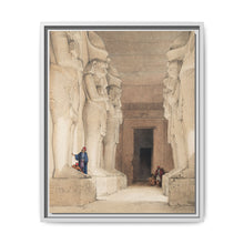 Excavated Temple of Gyrshe (Gerf Hussein) Nubia illustration by David Roberts (1796–1864) - NOMADEN ART GALLERY