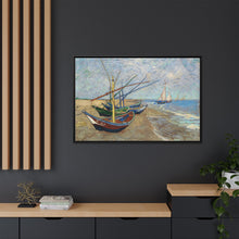 Vincent van Gogh's Fishing Boats on the Beach at Saintes-Maries (1888) - NOMADEN ART GALLERY
