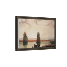 Statues of Memnon at Thebes during the inundation illustration by David Roberts (1796–1864)