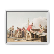 Illustration of whalebone scrapers from The Costume of Yorkshire (1814) by George Walker - NOMADEN ART GALLERY