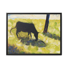 Black Cow in a Meadow (ca. 1881) by Georges Seurat - NOMADEN ART GALLERY