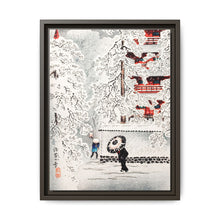 Snow at Asakusa, Yedo, Musashi Province print in high resolution by Hiroaki Takahashi (1871–1945) - NOMADEN ART GALLERY