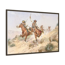 Apache Indians on Horseback by Herman Wendelborg Hansen