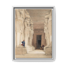 Excavated Temple of Gyrshe (Gerf Hussein) Nubia illustration by David Roberts (1796–1864) - NOMADEN ART GALLERY