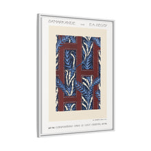 Estampado de pochoir con estampado de flores Art Nouveau en estilo oriental. Original de nuestra propia edición de 1914 de Samarkande.