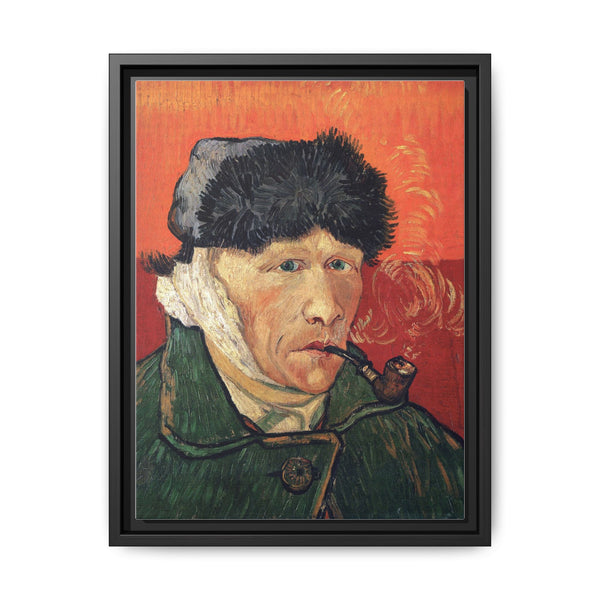 Vincent van Gogh's Self-Portrait with Bandaged Ear and Pipe (1889) - NOMADEN ART GALLERY