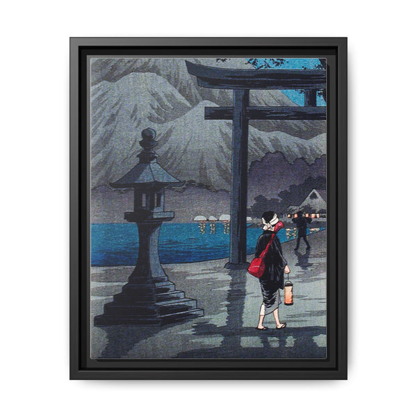 Hakone Lake in Moonlight (ca.1925–1926) print in high resolution by Hiroaki Takahashi. - NOMADEN ART GALLERY
