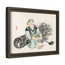 Smoking farmer with branches by Kōno Bairei (1844-1895)