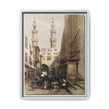Minarets and grand entrance of the Metwaleys at Cairo illustration by David Roberts (1796–1864) - NOMADEN ART GALLERY