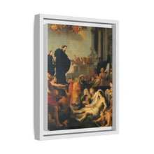 Saint Francis Xavier preaching and healing. Oil painting after Peter Paul Rubens.