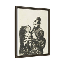 Nodriza con niño / La madre y el niño que llora (1902) de Edvard Munch. 
