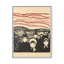 Edvard Munch's Anxiety (Angst) (1896) - NOMADEN ART GALLERY