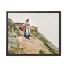 Girl Carrying a Basket (1882) by Winslow Homer - NOMADEN ART GALLERY