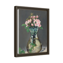 Rosas de musgo en un jarrón (1882) de Edouard Manet.