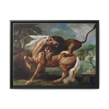 A Lion Attacking a Horse (1762) by George Stubbs. - NOMADEN ART GALLERY