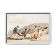 Illustration of fishermen from The Costume of Yorkshire (1814) by George Walker - NOMADEN ART GALLERY
