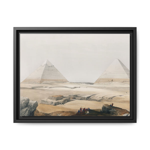 Pyramids of Geezeh (Giza) illustration by David Roberts (1796–1864) - NOMADEN ART GALLERY