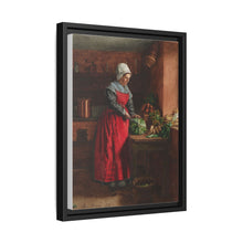 A Cook in a Red Apron in the Inn at Vaugirard (1862) by Léon Bonvin