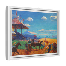 Race Track (1908–1909) vintage painting by William James Glackens