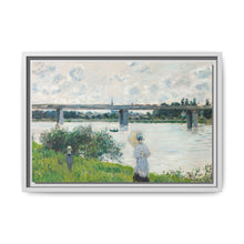 Claude Monet's The Promenade with the Railroad Bridge, Argenteuil (1874) - NOMADEN ART GALLERY