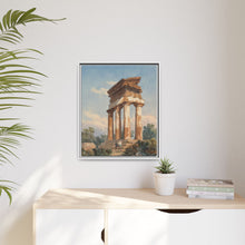 A Temple Ruin in Agrigento (c. 1825) by Carl Wilhelm Götzloff: A Classical Landscape