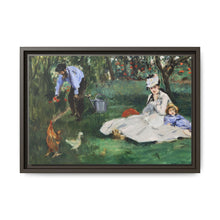 The Monet Family in Their Garden at Argenteuil (1874) by Édouard Manet - NOMADEN ART GALLERY