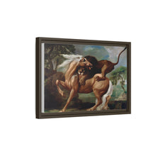 A Lion Attacking a Horse (1762) by George Stubbs.