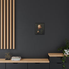 Framed Matte Canvas Wall Art - Vintage Portrait of Artist - NOMADEN ART GALLERY