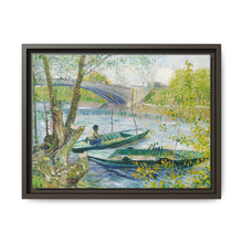 Fishing in Spring, the Pont de Clichy (Asnières) (1887) by Vincent Van Gogh - NOMADEN ART GALLERY