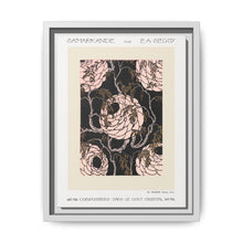 Flower pattern Art Deco stencil print in oriental style. Original from our own 1914 edition of Samarkande - NOMADEN ART GALLERY