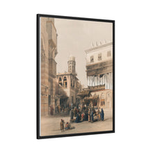 Bazaar of the coppersmiths Cairo illustration by David Roberts (1796–1864)
