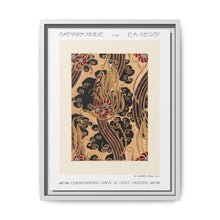 Flower pattern Art Deco stencil print in oriental style. Original from our own 1914 edition of Samarkande - NOMADEN ART GALLERY