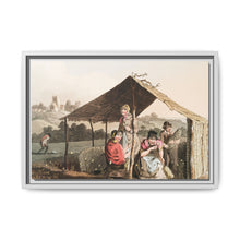 Illustration of teasel field from The Costume of Yorkshire (1814) by George Walker - NOMADEN ART GALLERY