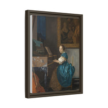 La joven sentada ante un virginal, de Johannes Vermeer (ca. 1670-1672) 