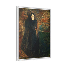 Lady in Black by Edvard Munch - NOMADEN ART GALLERY