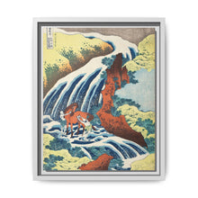 Katsushika Hokusai (1760-1849). Waterfall where Yoshitsune Washed his Horse, Yoshino, Yamato Province. Original from The Los Angeles County Museum of Art. - NOMADEN ART GALLERY