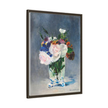 Flores en un jarrón de cristal (c.1882) de Edouard Manet.