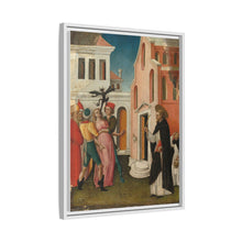 Saint Peter Martyr Exorcizing a Woman Possessed by a Devil by Antonio Vivarini