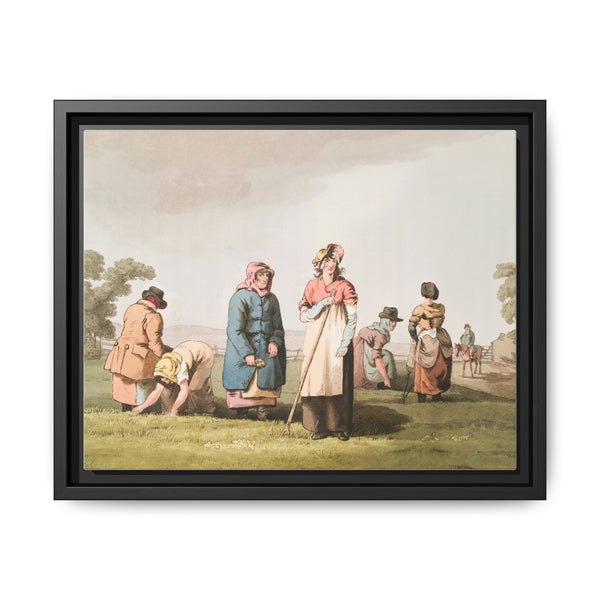 Illustration of riding the stang from The Costume of Yorkshire (1814) by George Walker - NOMADEN ART GALLERY