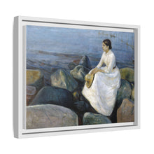 Noche de verano, Inger en la playa (1889) de Edvard Munch 