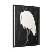 Egret in the rain (1925 - 1936) by Ohara Koson