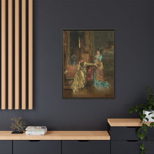 The Visit (c. 1870) by Alfred Stevens: A Glimpse into 19th-Century Elegance