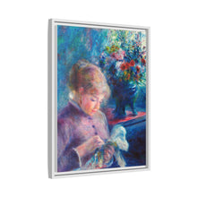 Mujer joven cosiendo (1879) de Pierre-Auguste Renoir.