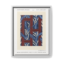 Art Nouveau Flower pattern pochoir print in oriental style. Original from our own 1914 edition of Samarkande - NOMADEN ART GALLERY