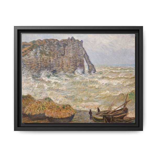 Claude Monet's Stormy Sea in Étretat (1883) - NOMADEN ART GALLERY