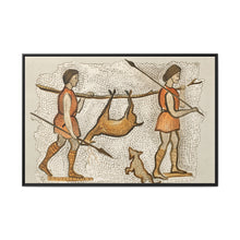 Hunter-Gatherer Mosaic: Vintage Encyclopaedia Art (1891) - NOMADEN ART GALLERY