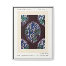 Fruit tree pattern Art Nouveau pochoir print in oriental style. Original from our own 1914 edition of Samarkande - NOMADEN ART GALLERY