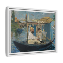 Monet en su barca (c. 1874) de Edouard Manet